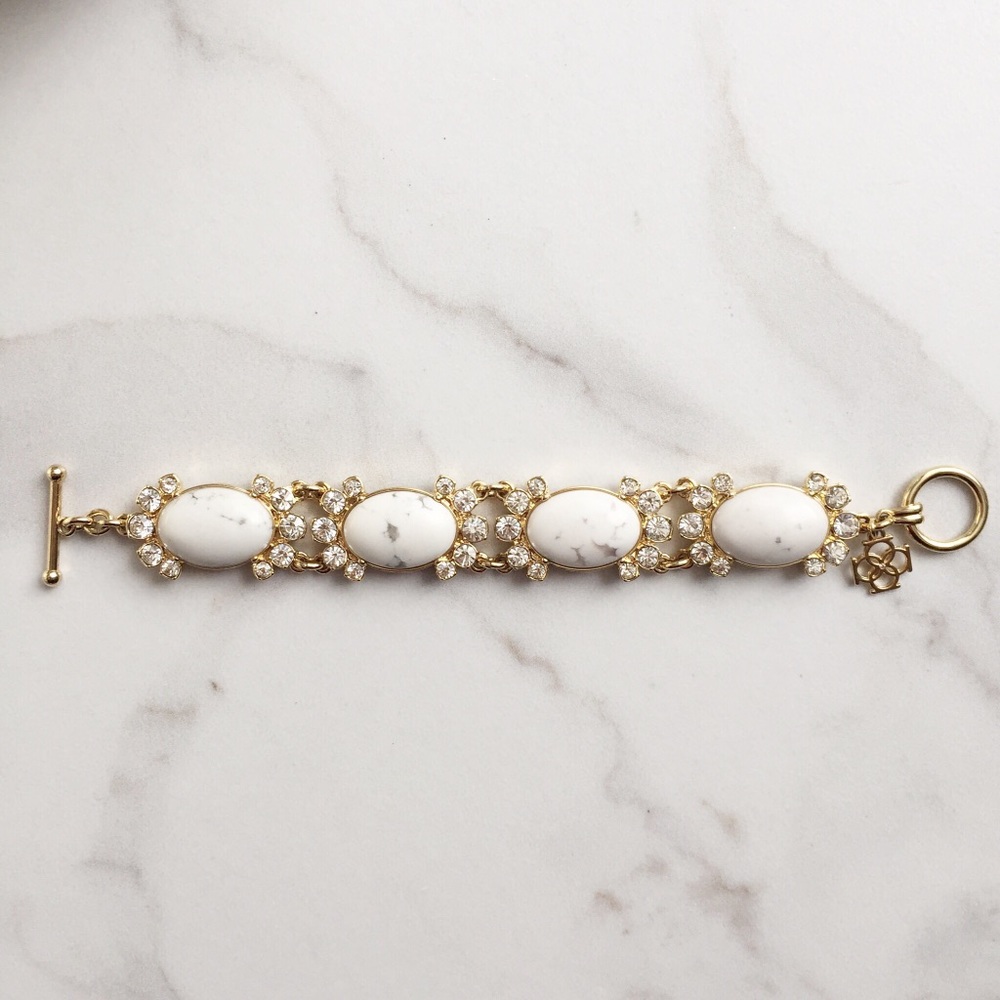 Ann Taylor marble and gold bracelet - Picture 2 of 7